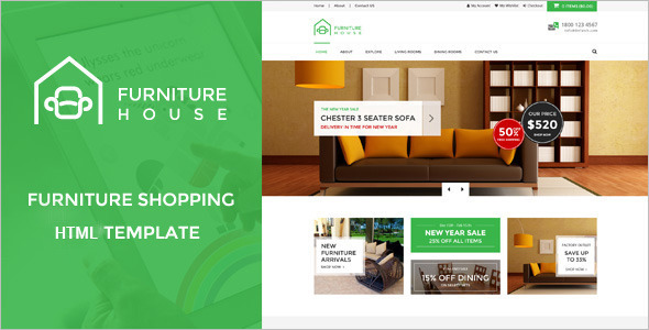 Reatail E-commerce Store Website Template