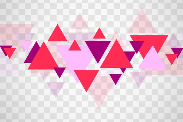Geometric Triangles Forms Template