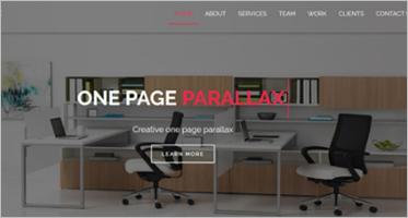 20+ One Page Parallax HTMLTemplates