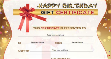 Celebrate Special Moments with Customizable Birthday Certificate Templates