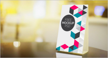 Table Tent Card Mockup Templates